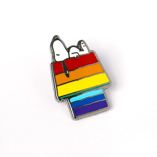 PINTRILL - Snoopy Rainbow House Pin - Main Image