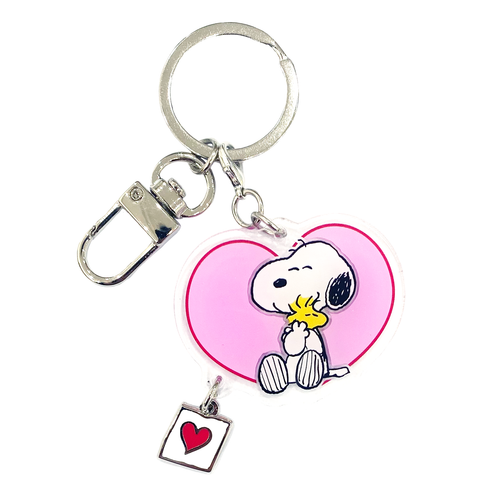 PINTRILL - Snoopy & Woodstock Hug Keyclip - Main Image