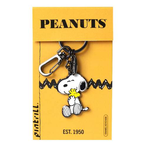 PINTRILL - Snoopy Hugging Woodstock Keychain - Secondary Image