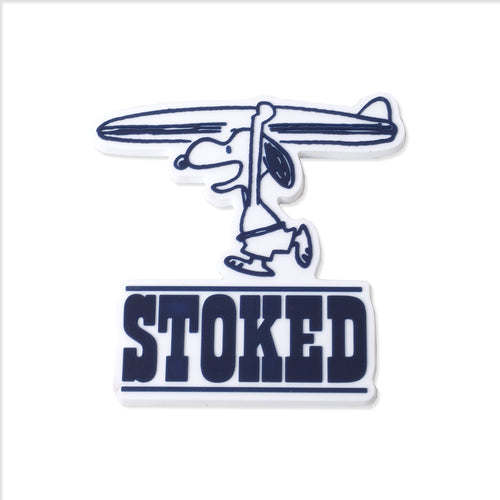 PINTRILL - Snoopy Surf Stoked PVC Magnet - Main Image