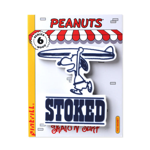 PINTRILL - Snoopy Surf Stoked PVC Magnet - Secondary Image
