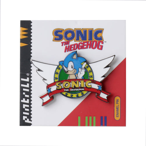 PINTRILL - Sonic the Hedgehog Classic Logo Pin - Secondary Image
