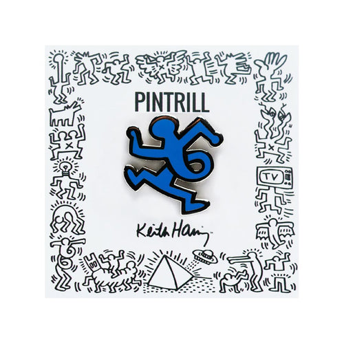 PINTRILL - Twist Man Pin - Blue - Secondary Image