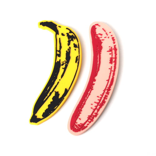 PINTRILL - Warhol Bananas PVC Magnet Set - Main Image