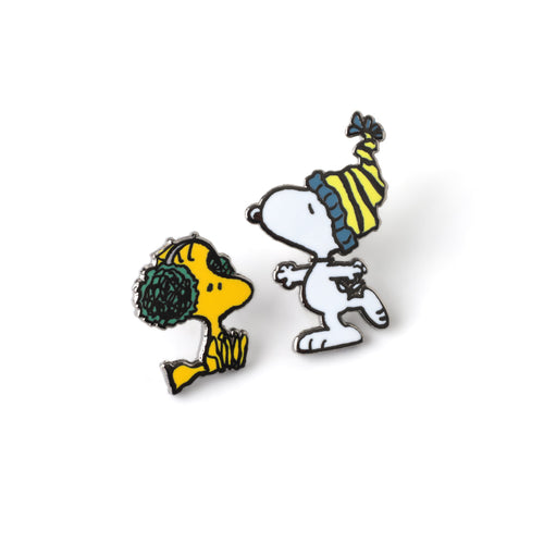 PINTRILL - Snoopy & Woodstock Winter Pin Set - Main Image