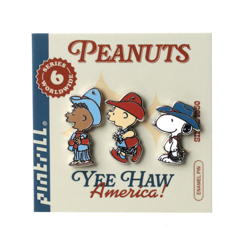 PINTRILL - Peanuts Gang Yee Haw Pin Set - Secondary Image