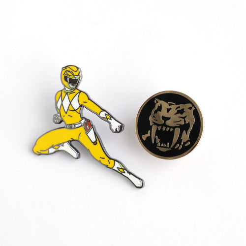 PINTRILL - Yellow Ranger Pin Set - Main Image