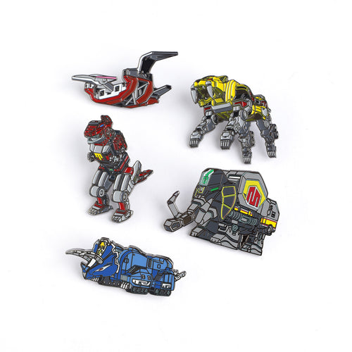 PINTRILL - Power Rangers Zords Pin Set - Main Image