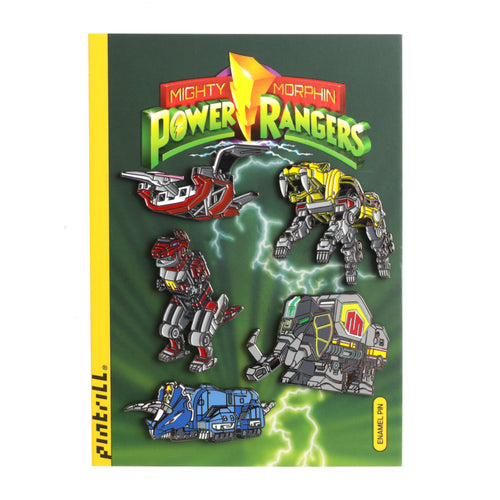 PINTRILL - Power Rangers Zords Pin Set - Secondary Image