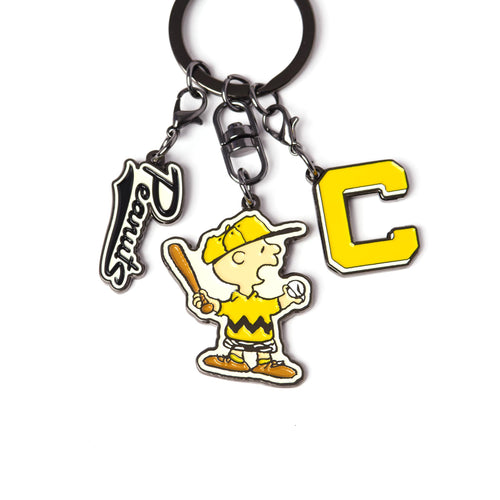 PINTRILL - Charlie Brown Varsity Keyclip - Main Image