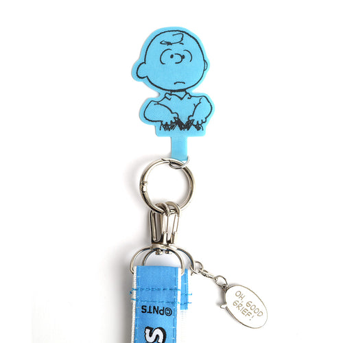 PINTRILL - Charlie Brown Blue Phone Case Clip & Wrist Strap - Secondary Image