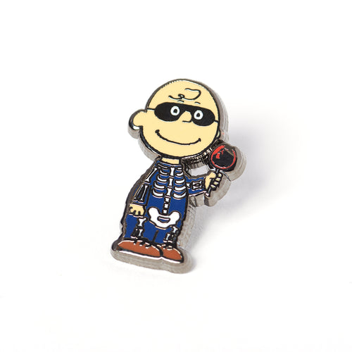 PINTRILL - Charlie Brown Skeleton Pin - Main Image