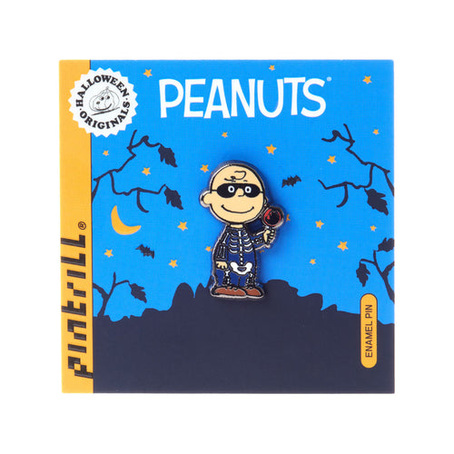 PINTRILL - Charlie Brown Skeleton Pin - Secondary Image
