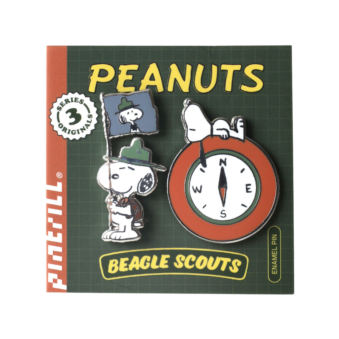Snoopy Flag & Compass Set