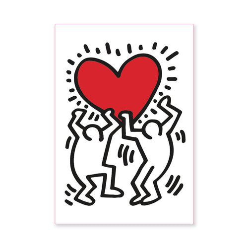 PINTRILL - Full Body Holding Heart Magnet Rectangle - Main Image