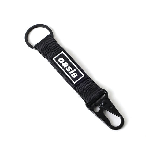 PINTRILL - Oasis Black Logo Clip Keychain - Main Image