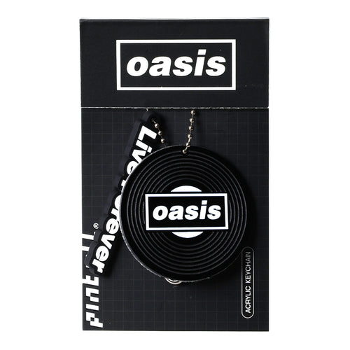 PINTRILL - Oasis Record Live Forever Keychain - Secondary Image