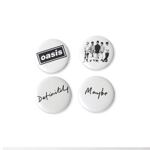 PINTRILL - Oasis Definitely Maybe Button Set - Main Image