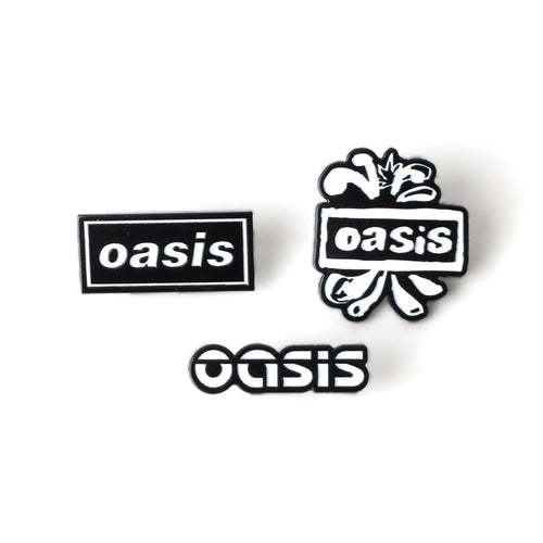 PINTRILL - Oasis Logos Pin Set - Main Image