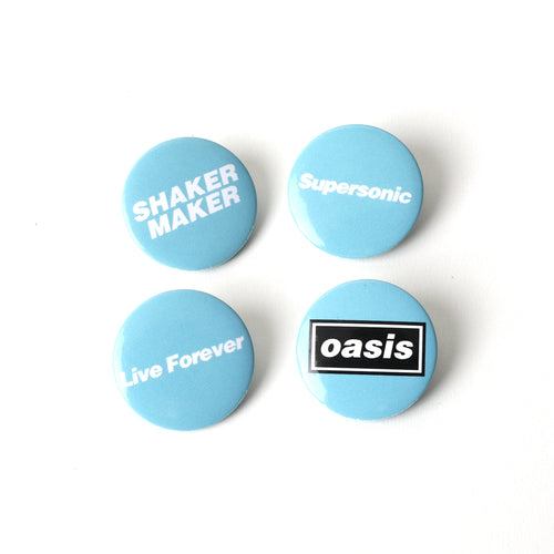 PINTRILL - Oasis Supersonic Forever Maker Button Set - Main Image