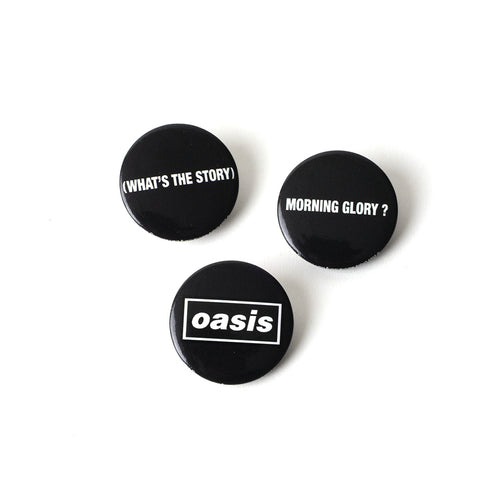 PINTRILL - Oasis What's the Story Button Set - Main Image