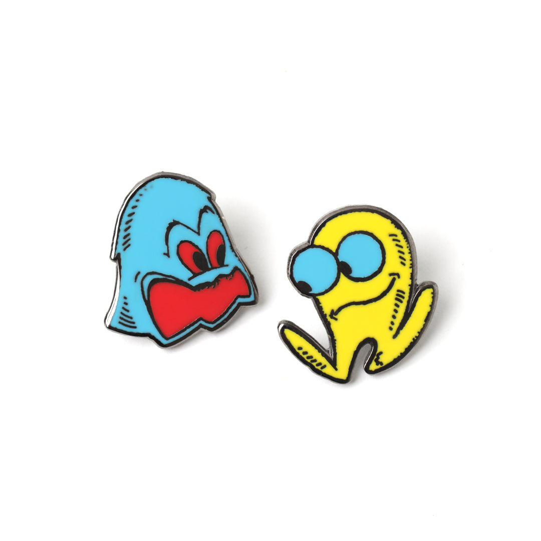 Retro Pacman Point Items Pac-Man Inky Cabinet Retro Pin Set