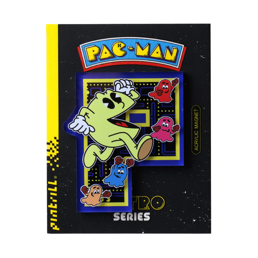 Magnet Pacman Pac-Man Retro P Letter Acrylic Magnet