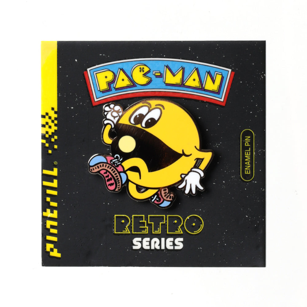Retro Pacman Point Items Pac-Man Running Retro Pin