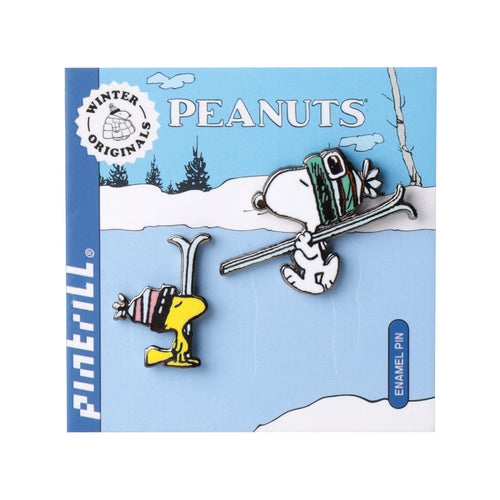 PINTRILL - Snoopy & Woodstock Ski Pin Set - Secondary Image