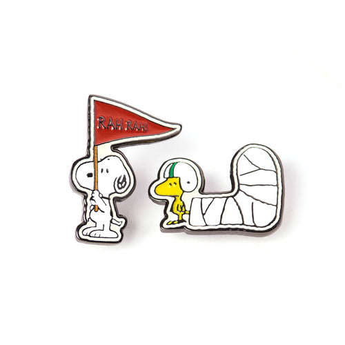 PINTRILL - Snoopy & Woodstock Varsity Pin Set - Main Image