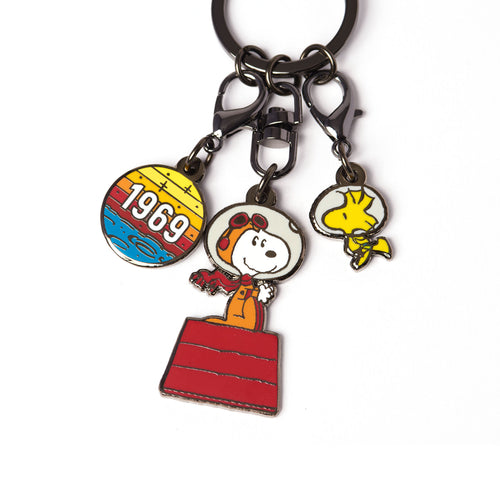 PINTRILL - Snoopy & Woodstock Space Keyclip - Main Image