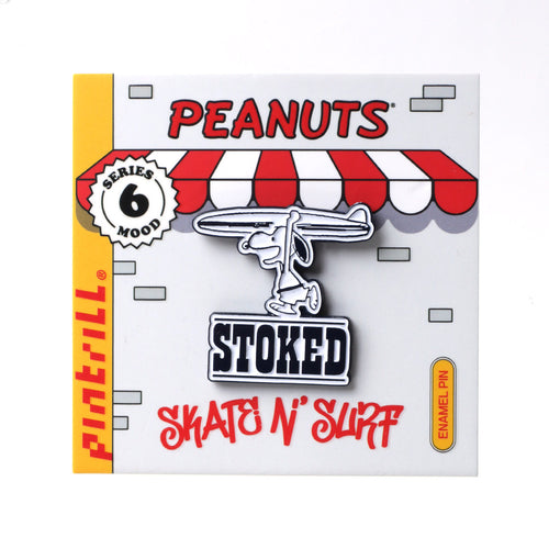 PINTRILL - Snoopy Surf Stoked Pin - Secondary Image