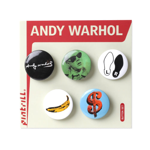 PINTRILL - Warhol Variety 5 Button Set - Secondary Image