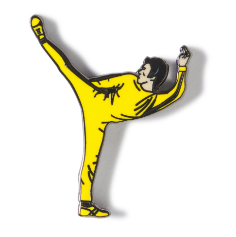 PINTRILL - BRUCE LEE - Game of Death Kick Pin - Main Image