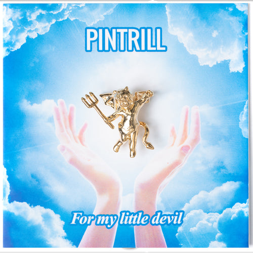 PINTRILL - Devil Cherub Pin - Secondary Image