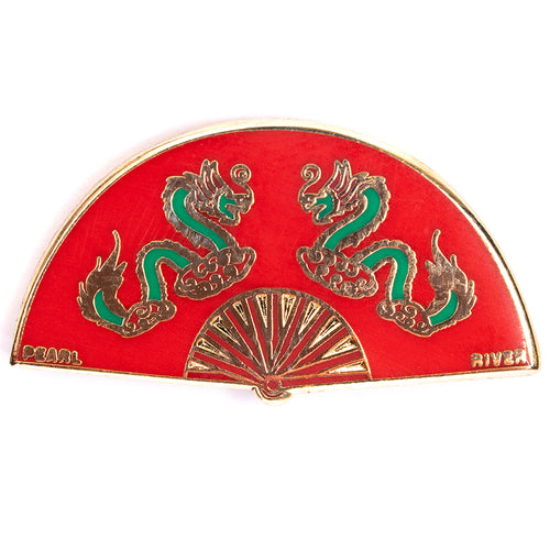 PINTRILL - Pearl River - Folding Fan Pin - Main Image