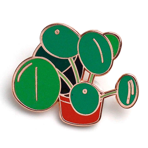 PINTRILL - Plant Series - Chinese Money Plant Pin - Main Image