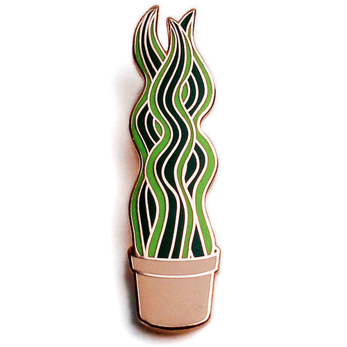 PINTRILL - Plant Series - Snake Plant Pin - Main Image