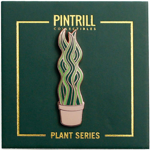 PINTRILL - Plant Series - Snake Plant Pin - Secondary Image